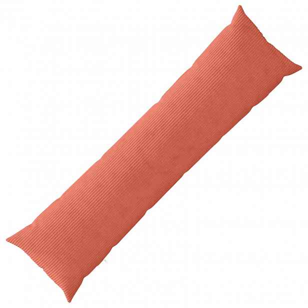 vidaXL Povlak na polštář HEERLEN Červená oranžová 40 x 145 cm manšestr