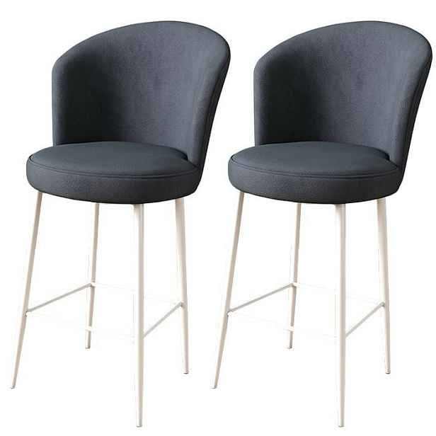 Sada barových židlí Fora Anthracite and White, 2 ks, 2 ks