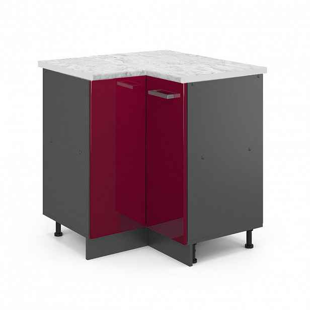 Vicco ROHOVÁ SKŘÍŇKA R-Line Červená vysoký lesk 75.6 cm PD Mramor