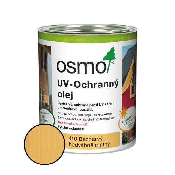 Olej UV ochranný Osmo 410 bezbarvý, 0,75 l
