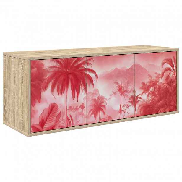 vidaXL Nástěnná TV skříň AACHEN 102 x 33 x 40 cm Dub sonoma