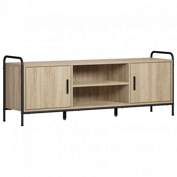 vidaXL Televizní skříň 133 x 33 x 50 cm Dub sonoma Kompozitní dřevo