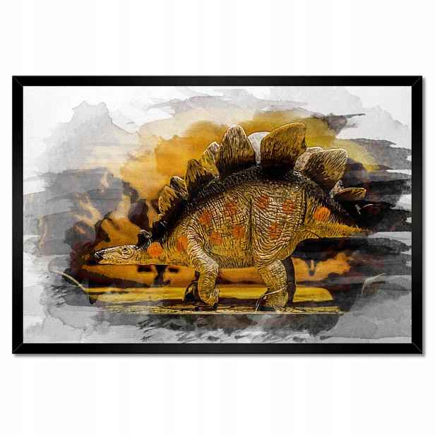 Plakáty v rámu 60x40 Portrét velkého dinosaura