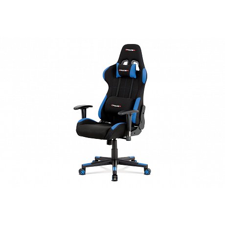 Kancelářská židle BLUE, modrá/černá - 67 x 67 x 121-129 cm