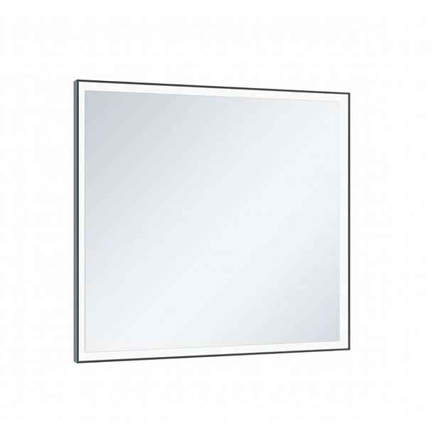 Keuco Royal Lumos - Zrcadlo s LED osvětlením a vyhříváním, 70x65 cm, černá 14598132000