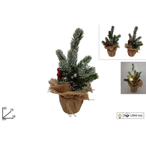 PROHOME - Stromek vánoční LED 30cm