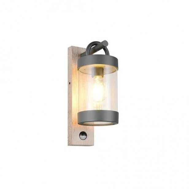 Trio SAMBESI nástěnná lampa dřevodekor hliník 204169135 TR204169135