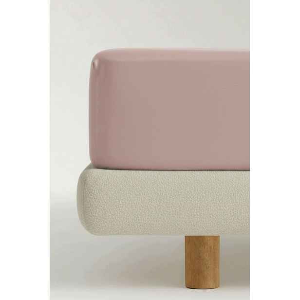 Prostěradlo Jersey 100% Bavlna 180GSM 220x200x30 Pudr