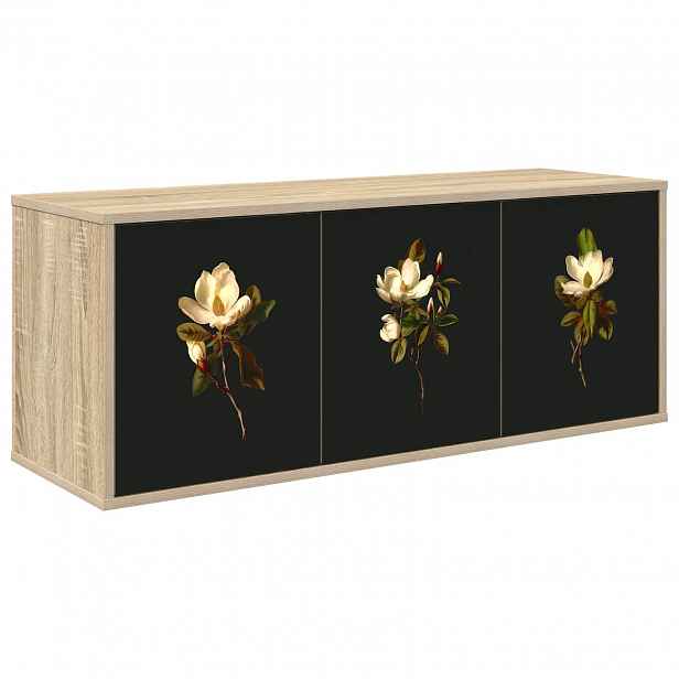 vidaXL Nástěnná TV skříň BREMEN 102 x 33 x 40 cm Dub sonoma