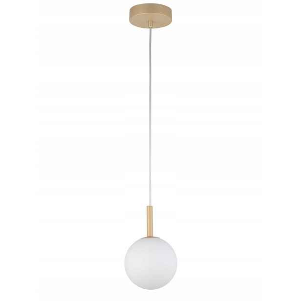Závěsná lampa zlatá skleněná koule Gama 1xG9 12W Sigma Lighting