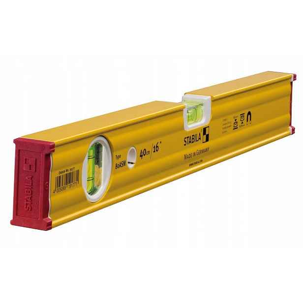 Magnetická vodováha z lehkého kovu, 80ASM, 40 cm Stabila