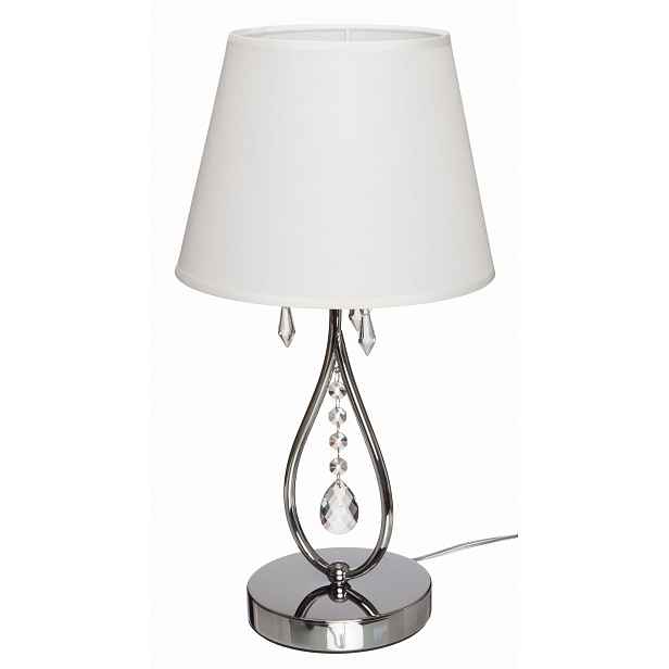 Noční lampa Stolní lampa s chromovaným stínítkem Benátky