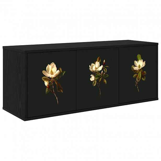 vidaXL Nástěnná TV skříň BREMEN 102 x 33 x 40 cm Černý dub