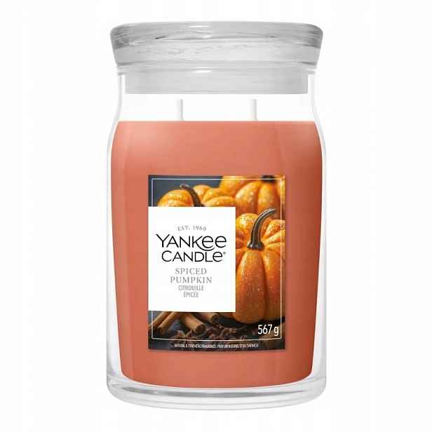 Yankee Candle Spiced Pumpkin – velká vonná svíčka