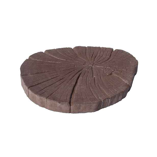 Dlažba betonová Presbeton BARK letokruh 4 reliéfní hnědá 500×610×60 mm