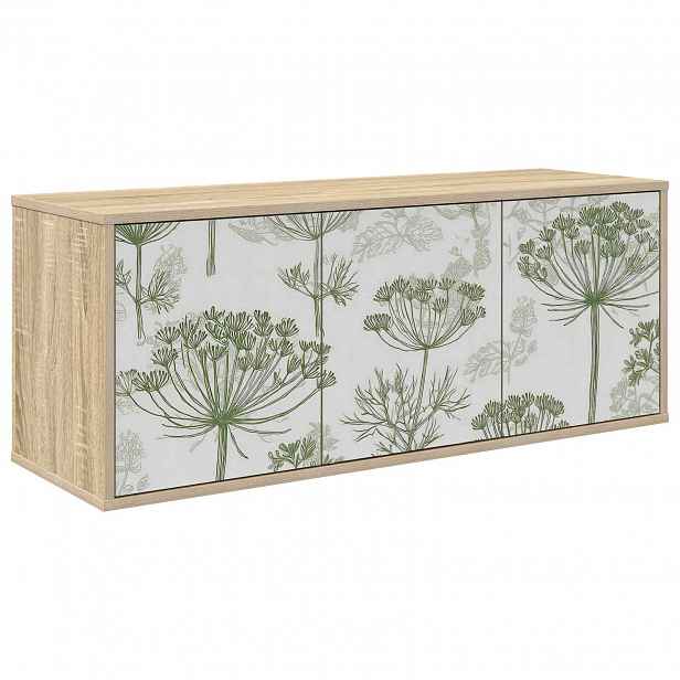 vidaXL Nástěnná TV skříň GOTHA 102 x 33 x 40 cm Dub sonoma