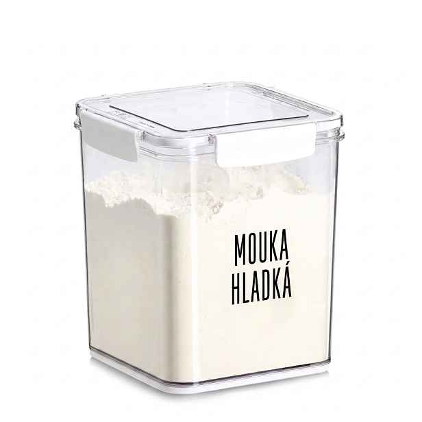 Zeller Present Dóza na potraviny se 4 klipy, včetně odměrky, 4200 ml, COMPACTA