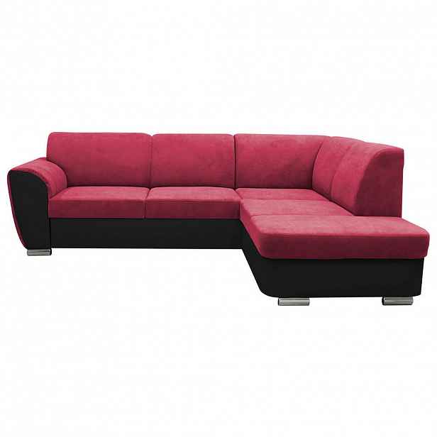 MID.YOU ROHOVÁ SEDAČKA, textil, červená, černá