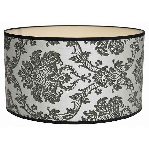 Grafitové stínítko Ornament E27 W45 E27 pro podlahovou závěsnou lampu
