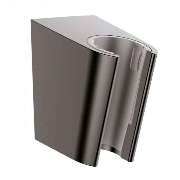 Hansgrohe - Sprchový držák Porter S, kartáčovaný černý chrom 28331340