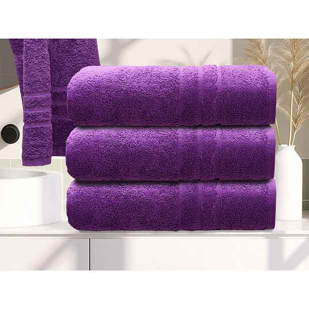 Osuška Comfort Maxi 100x180 cm fialová, 100% bavlna