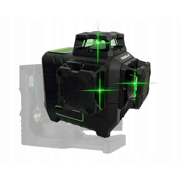 Samonivelační křížový laser MC0907 3D Dedra 3x360° zelený