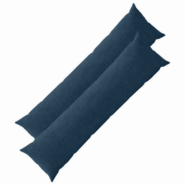 vidaXL Povlak na polštář 2 pcs HEERLEN Námořnická modrá 40 x 145 cm