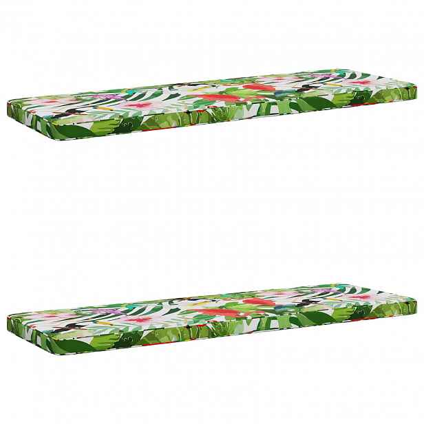 vidaXL Sady polštářů na lavici (2 kusy) VUGHT 2 ks 100% polyester