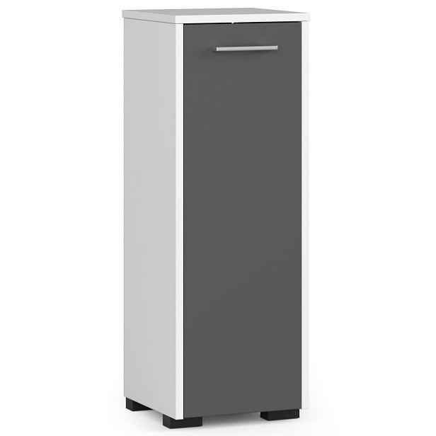 Ak furniture Koupelnová skříňka Fin 30 cm bílá/grafitová