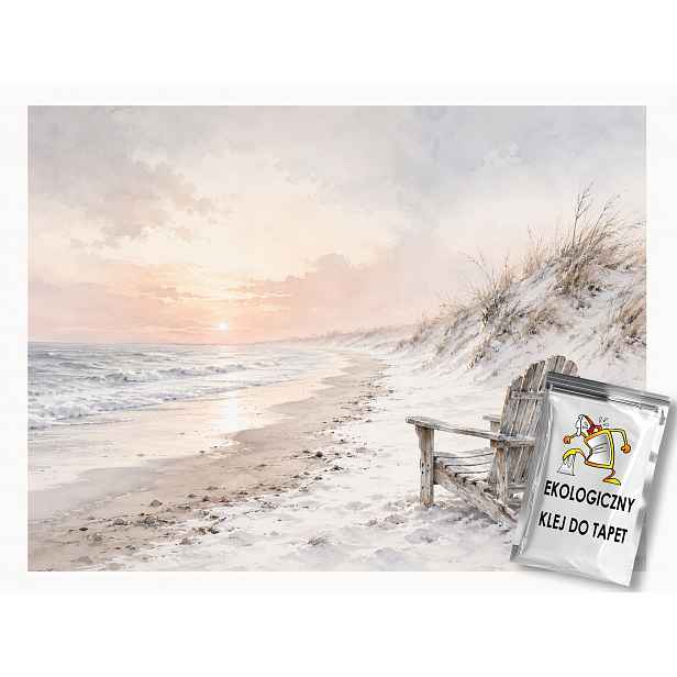 Fototapeta Flizelina Moře Vlny Pláž Písek Duny Slunce 208x146 130g
