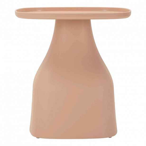 KONFERENČNÍ STOLEK, růžová, plast, 48/48/50 cm