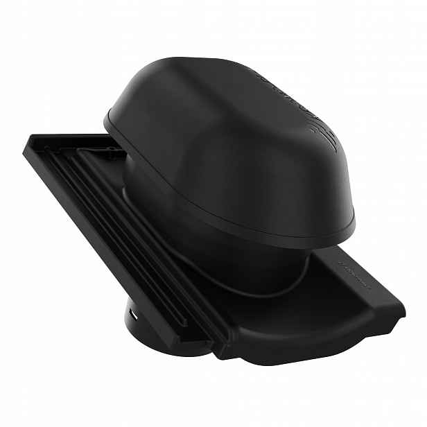 Sanitární krbový ventilátor fi125 Tondach Stodo Contiton 12 Černý