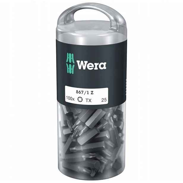 Wera Sada bitů Torx 1/4'' 100 Ks T20x25