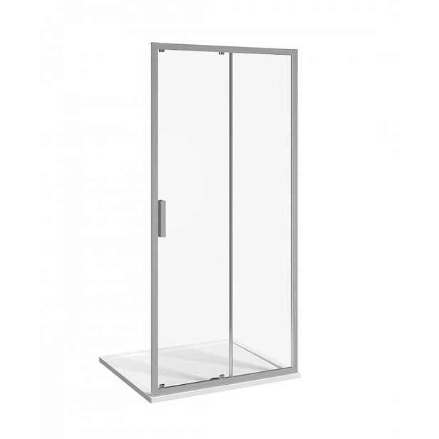 Jika Nion - Sprchové dveře dvoudílné L/P, 140 cm, Jika perla Glass, stříbrná/sklo arctic H2422N80026661