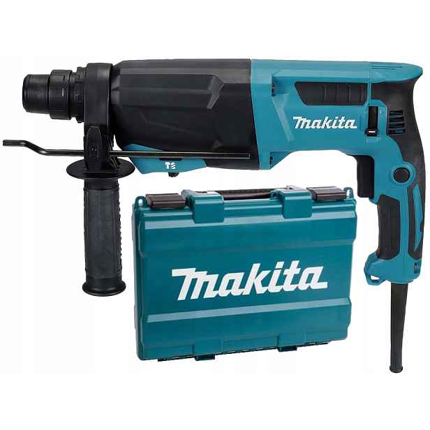 Makita vrtací kladivo 230V 800W Sds 3,0J 26mm kufr HR2670