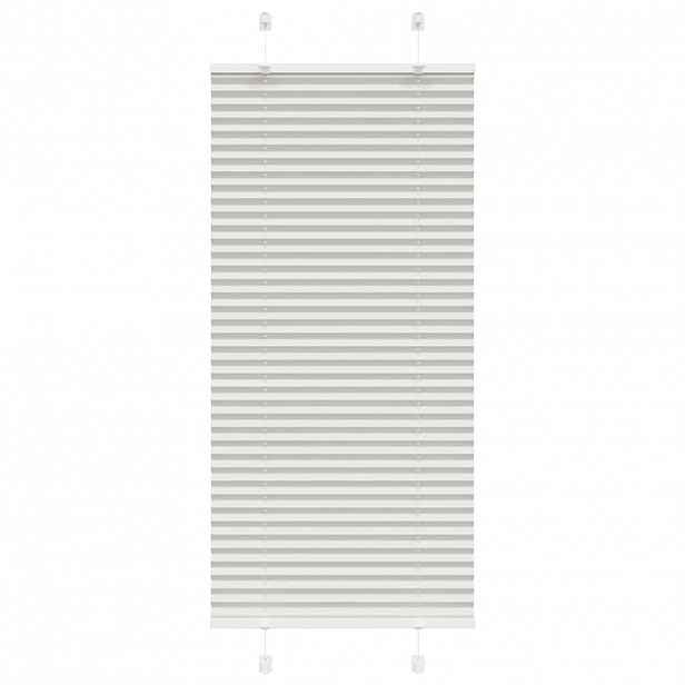 vidaXL Plisovaná roleta světle šedá 55x150 cm Šířka látky 54,4 cm