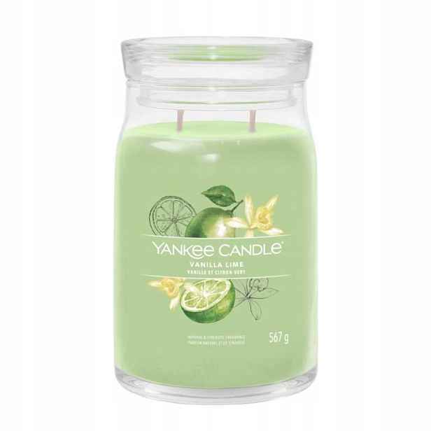 Yankee Candle Vanilla Lime velká svíčka 567 g 2 knoty