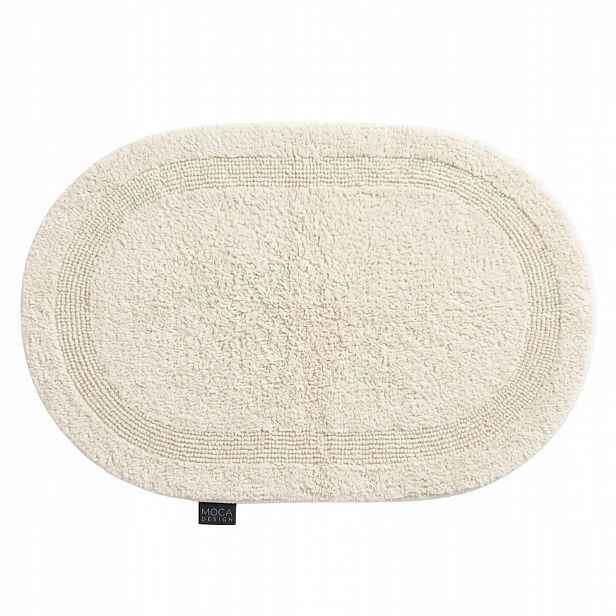 Koupelnová předložka Mocadesign 70x130 elips ecru