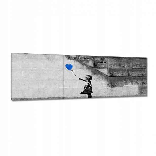 Obrazy 120x40 Banksy Always Hope Mural