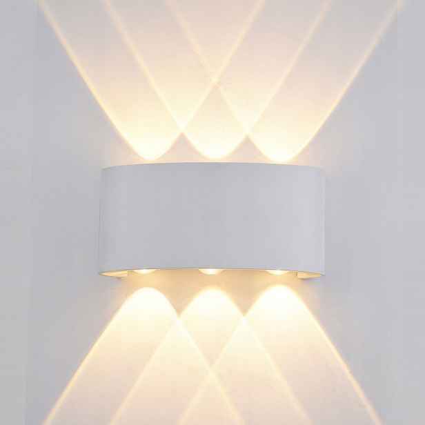 Ortelo Zahradní nástěnné svítidlo Bílé Moderní Led 6W 430lm IP54