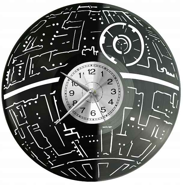 Star Wars Nástěnné hodiny Vinylová deska Moderní Dárek Památka