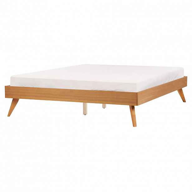 Beliani POSTEL 160/200 cm Světle hnědá Berric