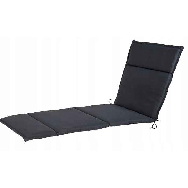 Polštář na lehátko Univerzální 190 x 60 x 4 cm antracit Nejnovější model