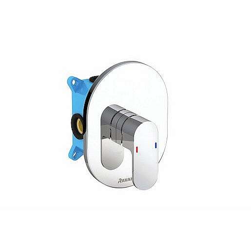 Sprchová baterie Ravak Chrome CR066.00 oblý bez podomítkového tělesa chrom X070057