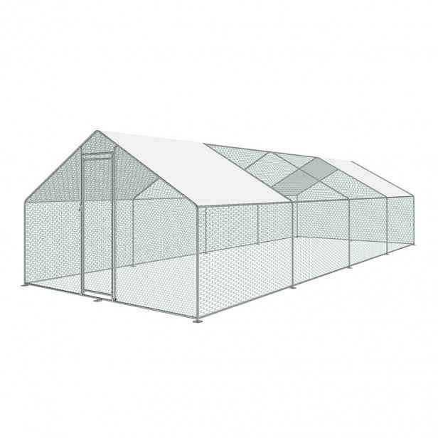 Agrofortel Venkovní klec - oplocený výběh - 8x3x2 m