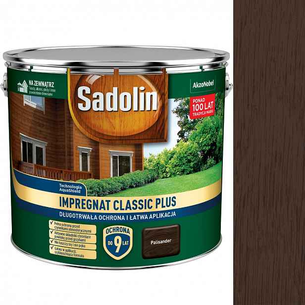 Sadolin Classic Plus Vodní Impregnát 9 L Palisandr