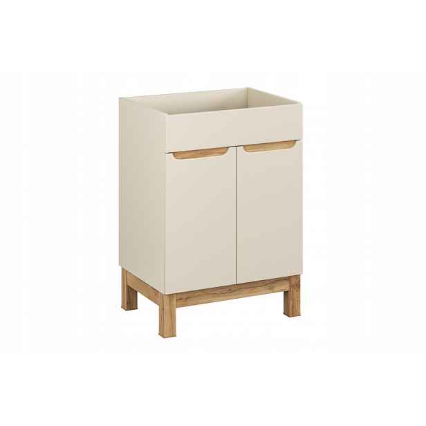 Szafka pod umywalkę Bali Cashmere, 60cm 2 drzwi