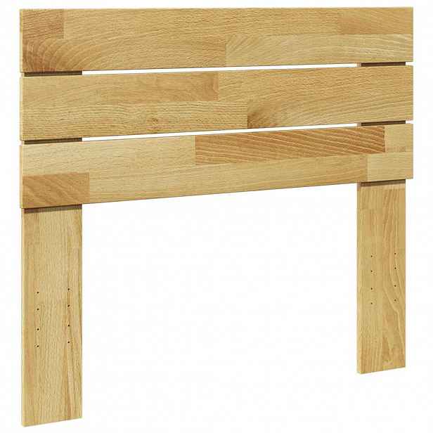 vidaXL Čelo postele 75 cm Dubový masiv