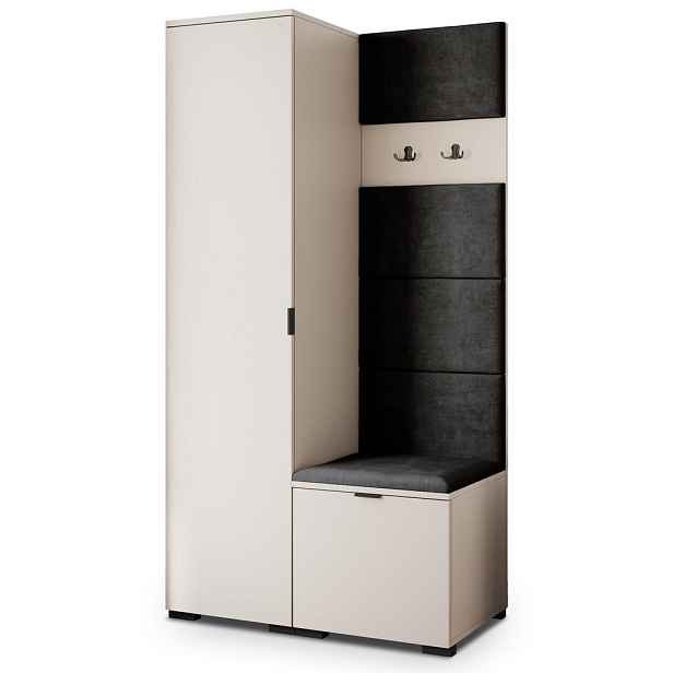 MASSENO MODERNÍ PŘEDSÍŇOVÁ SKŘÍŇ LORI, 95/181/51 cm, kašmírová