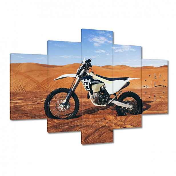 Hodiny 150x105 Motocross na poušti